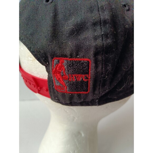 Miami Heat Hat Black Red Snapback Cap - Picture 4 of 11